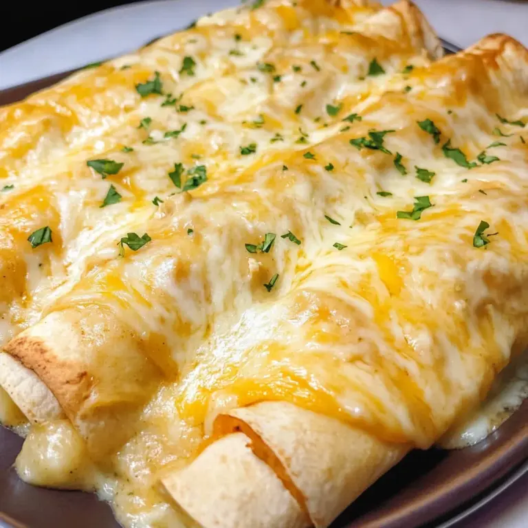 White Chicken Enchiladas