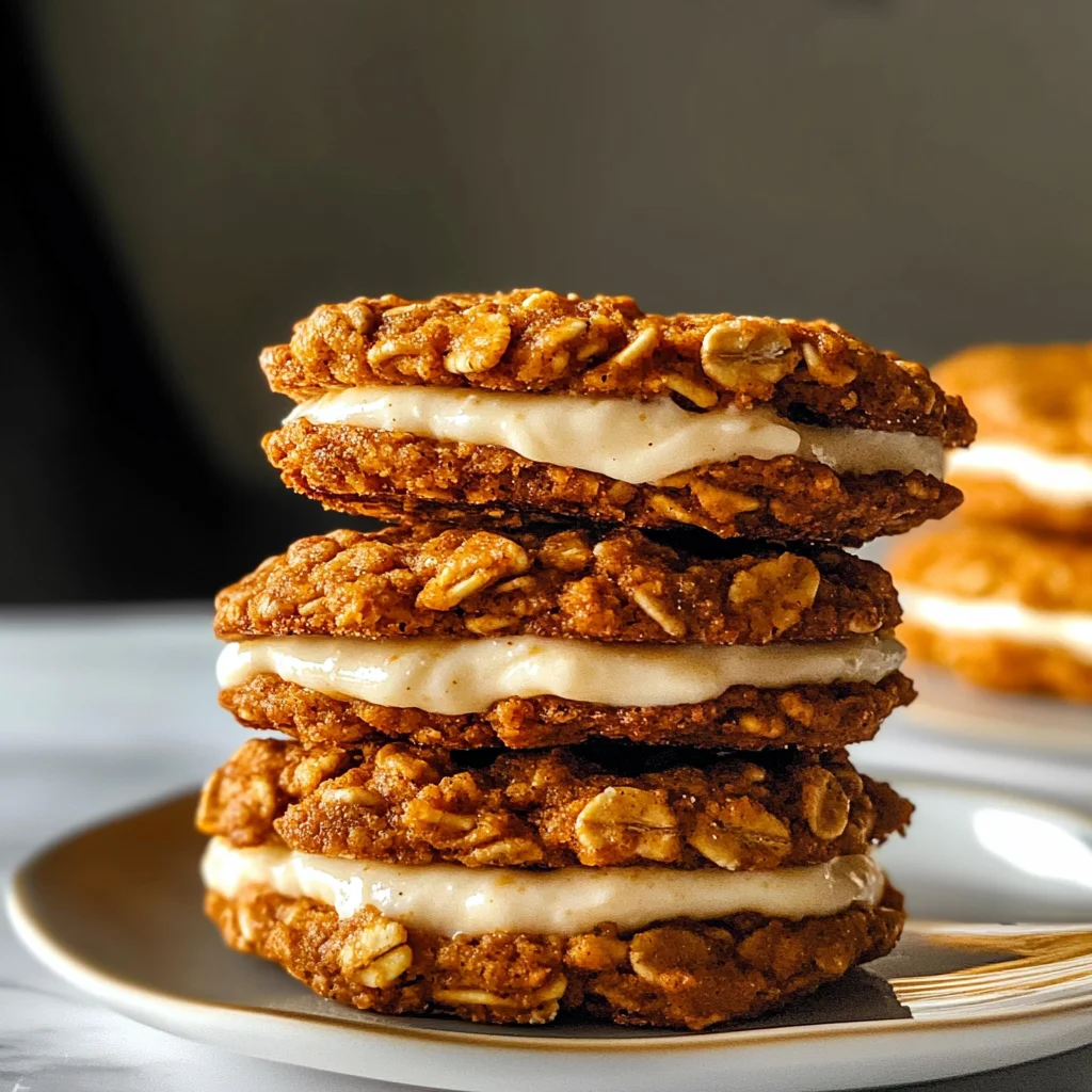 pumpkin oatmeal cream pies