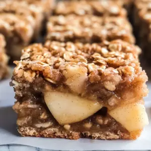 Apple Pie Oatmeal Bars