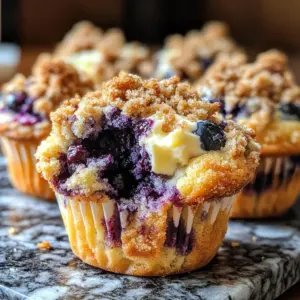 Blueberry Cream Cheese Muffins