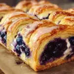 Blueberry Cream Cheese Pastry Braid Recipe