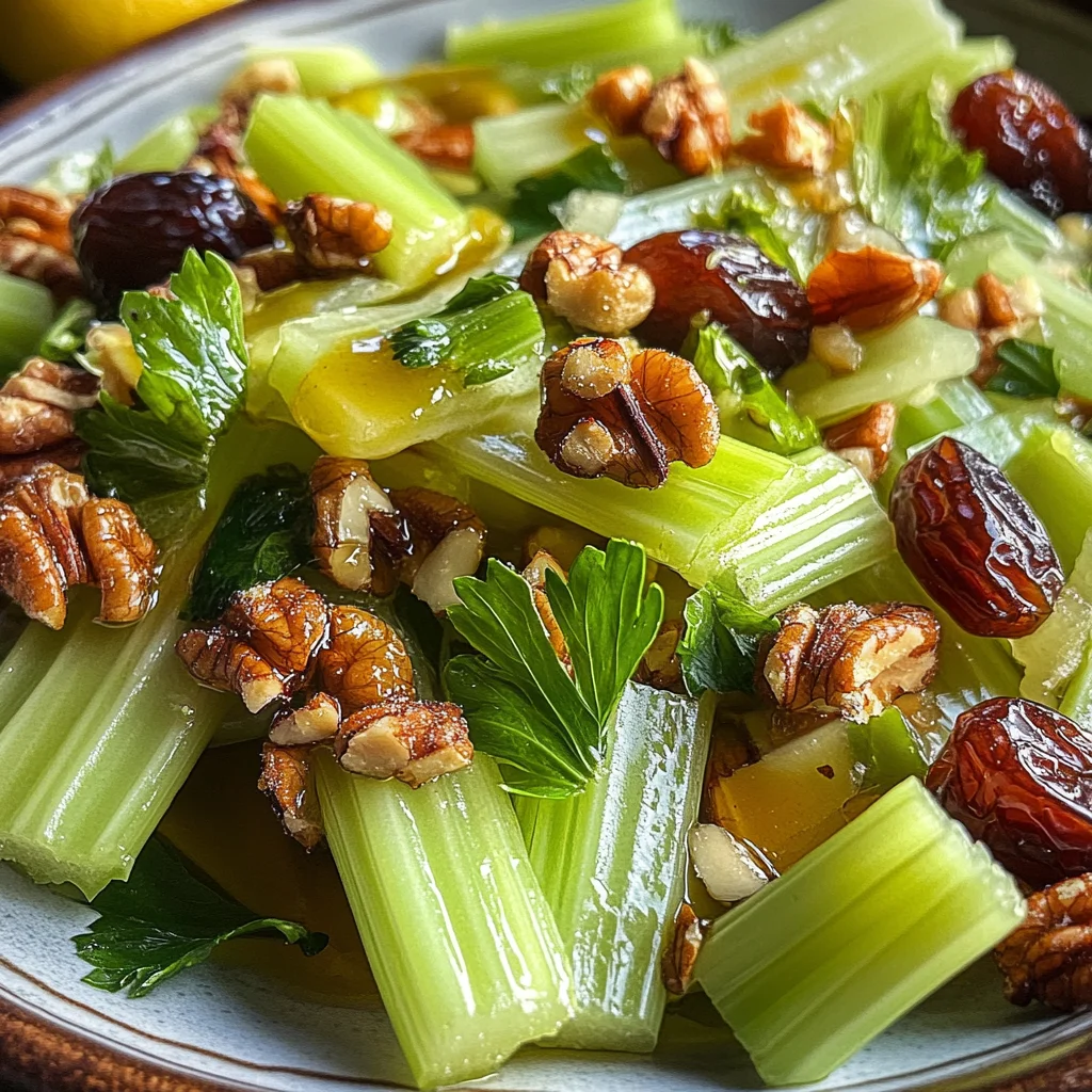 Celery Salad with Dates and Walnuts