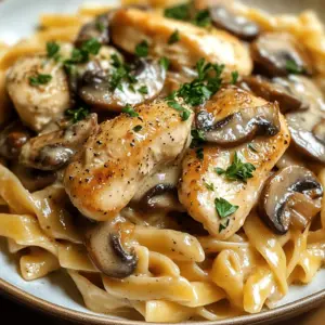 Chicken Marsala Pasta