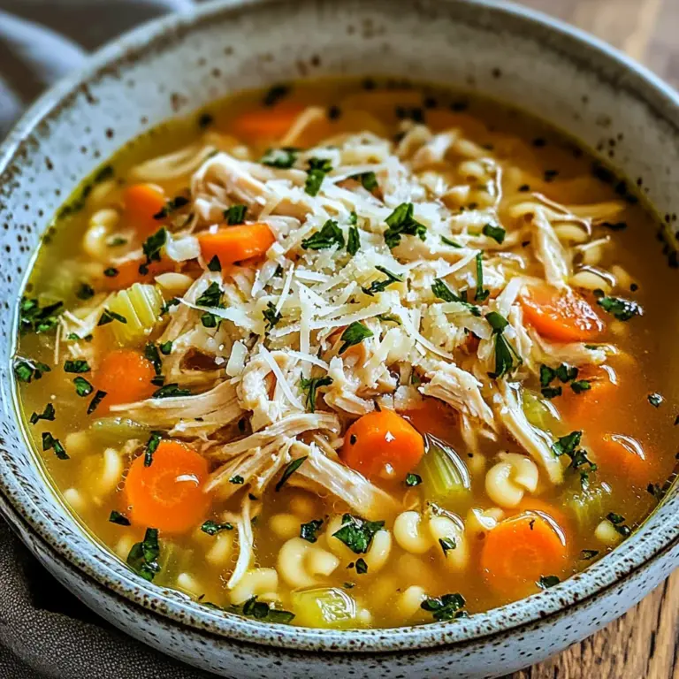 Chicken Pastina Soup Recipe