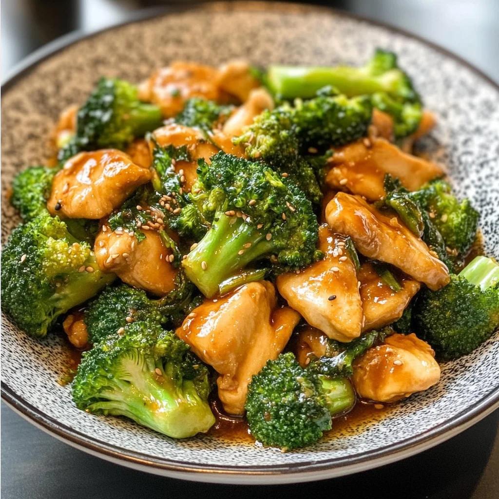 Chinese Chicken and Broccoli