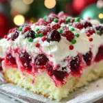 Christmas Cranberry Poke Cake Recipe