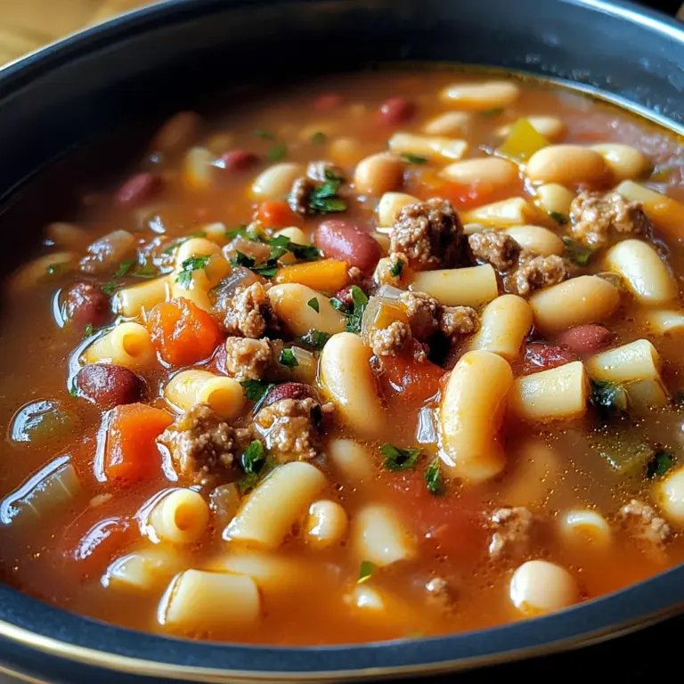 Copycat Pasta Fagioli Soup