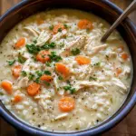 Crack Chicken and Rice Soup