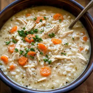 Crack Chicken and Rice Soup