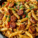 Creamy Cajun Sausage Pasta