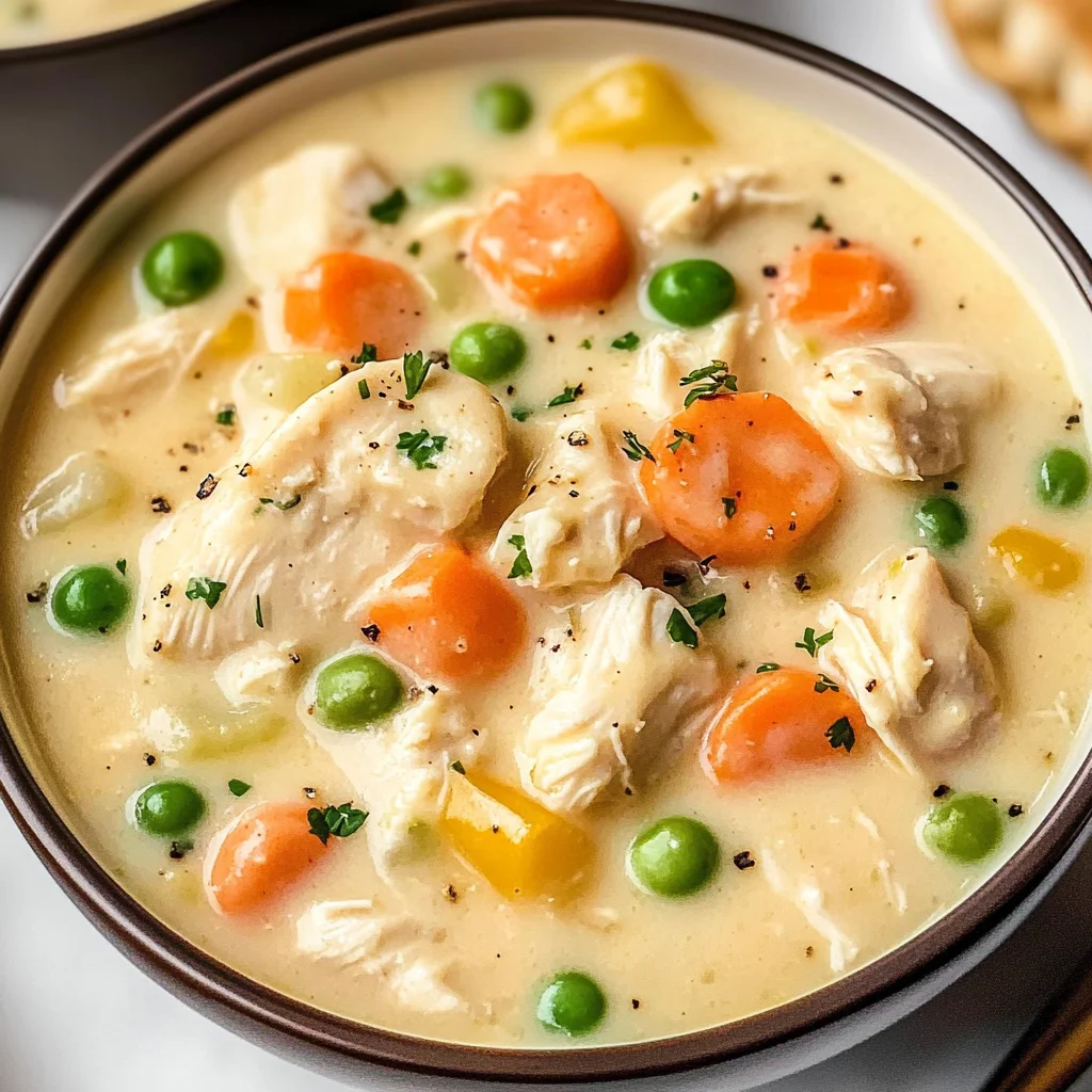Creamy Chicken Pot Pie Soup