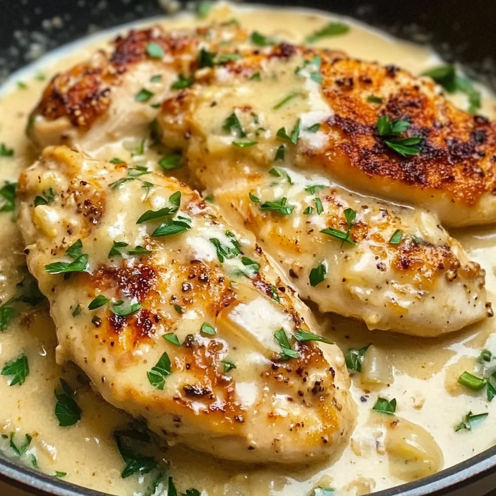 Creamy Garlic Parmesan Chicken Breast