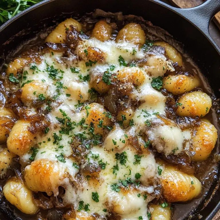 French Onion Gnocchi