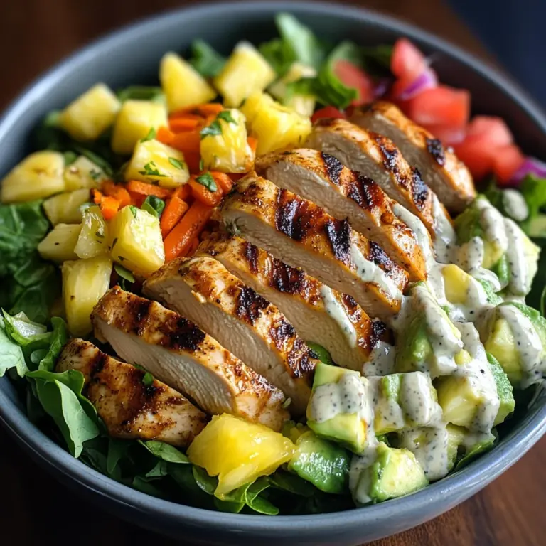 Hawaiian Chicken Salad Bowl