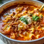 Italian Lasagna Soup - theamazingfood