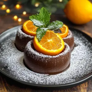 Le fondant à l'orange