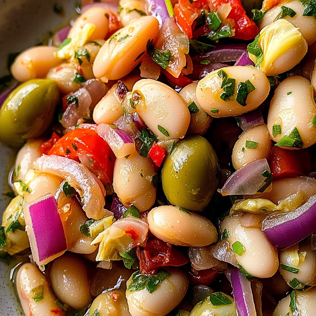 Marinated Butter Beans