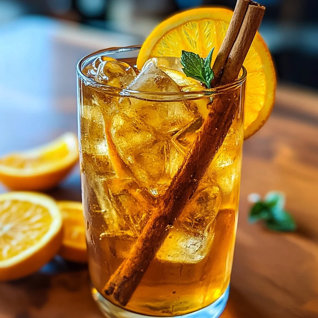 Orange Cinnamon Iced Tea