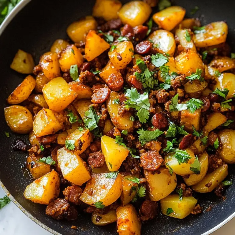 Papas con Chorizo