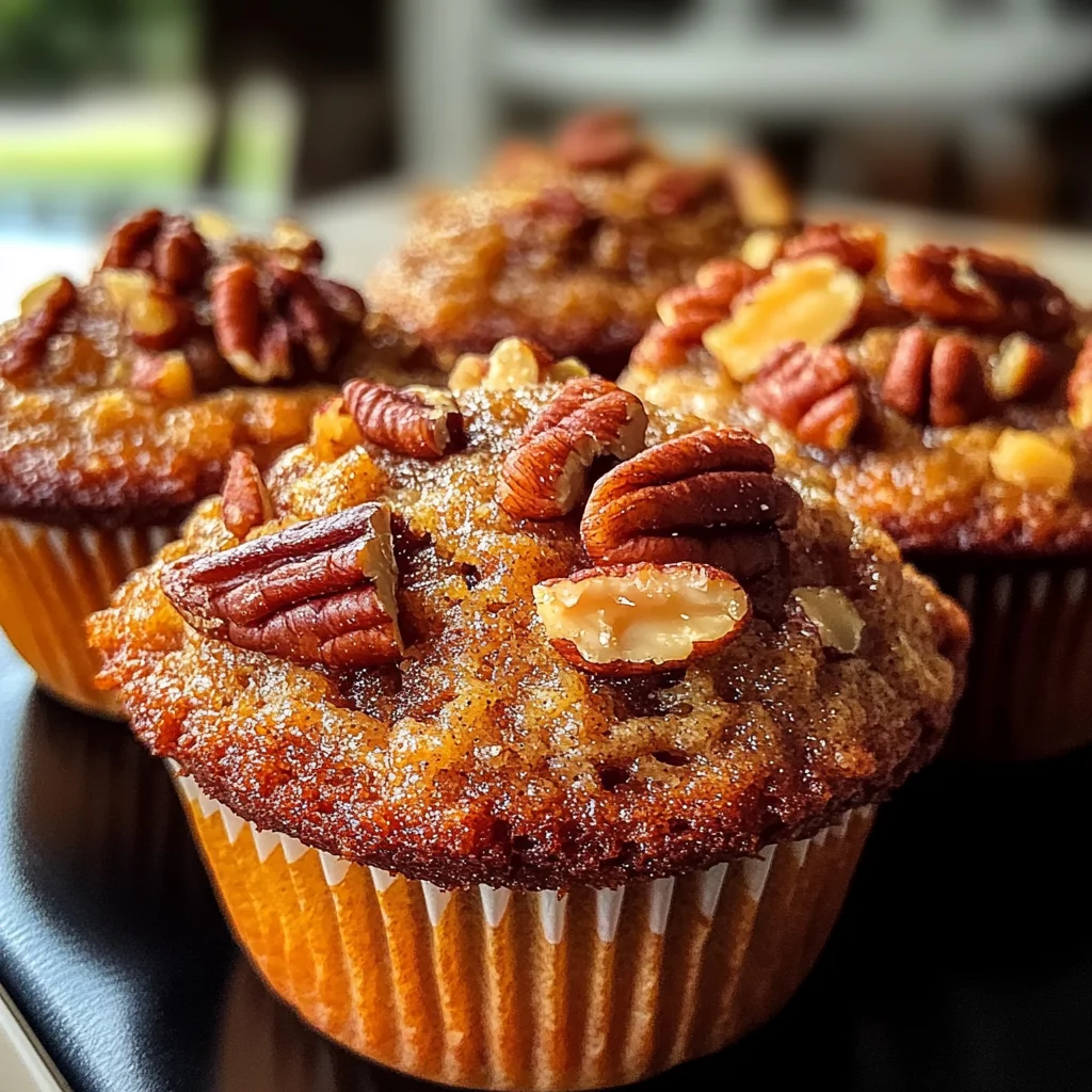 Pecan Pie Brown Sugar Muffins