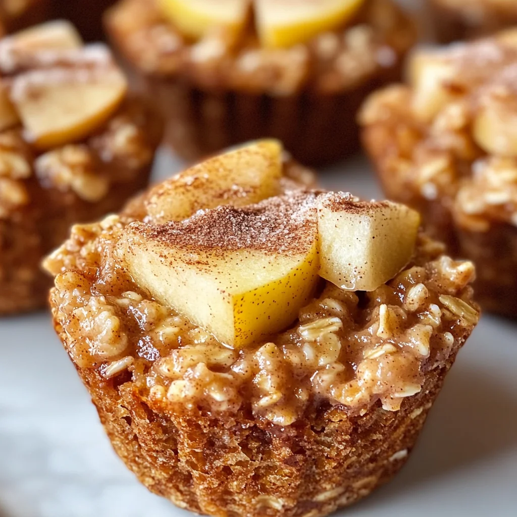 Tasty Baked Apple Cinnamon Oatmeal Cups