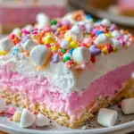 Bubblegum Cloud Slice Dessert: A Sweet Indulgence
