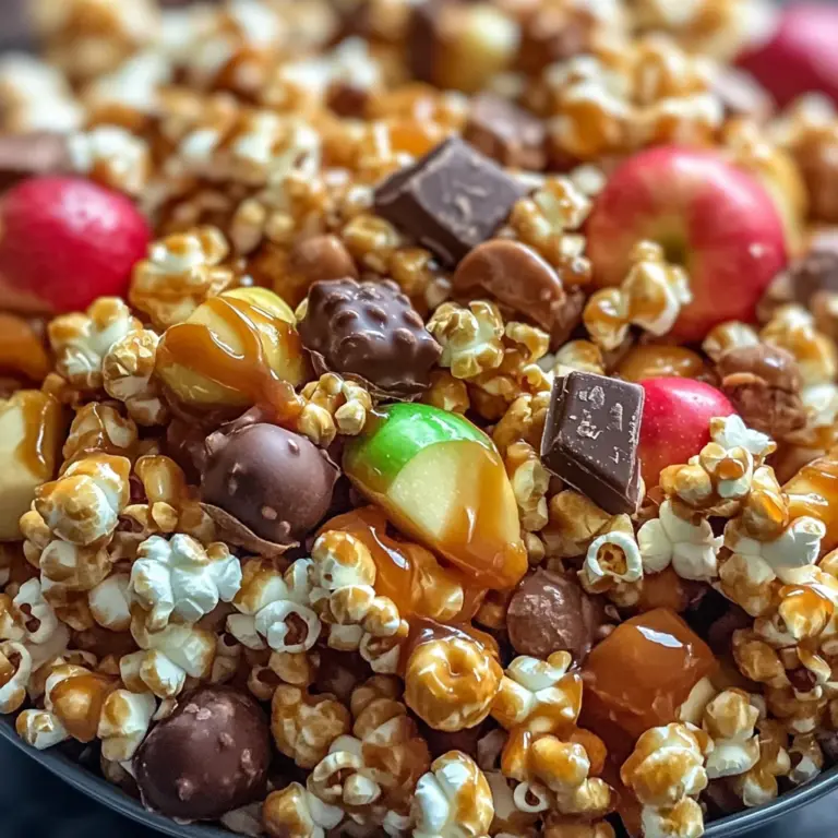 Caramel Apple Popcorn Mix