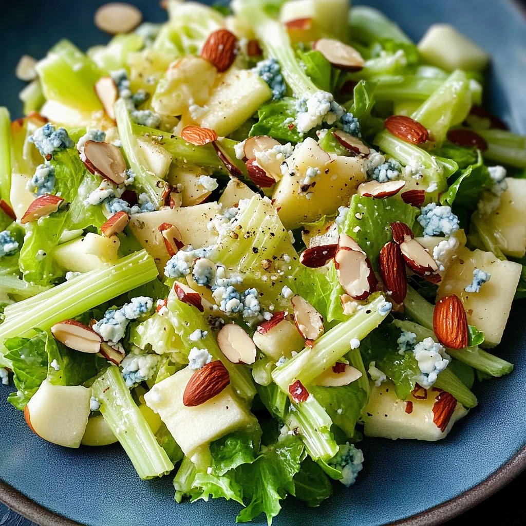 Celery Salad With Apples and Blue Cheese