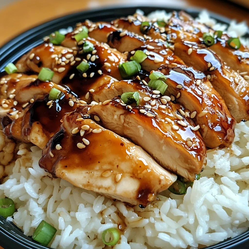 Chicken Teriyaki and Rice