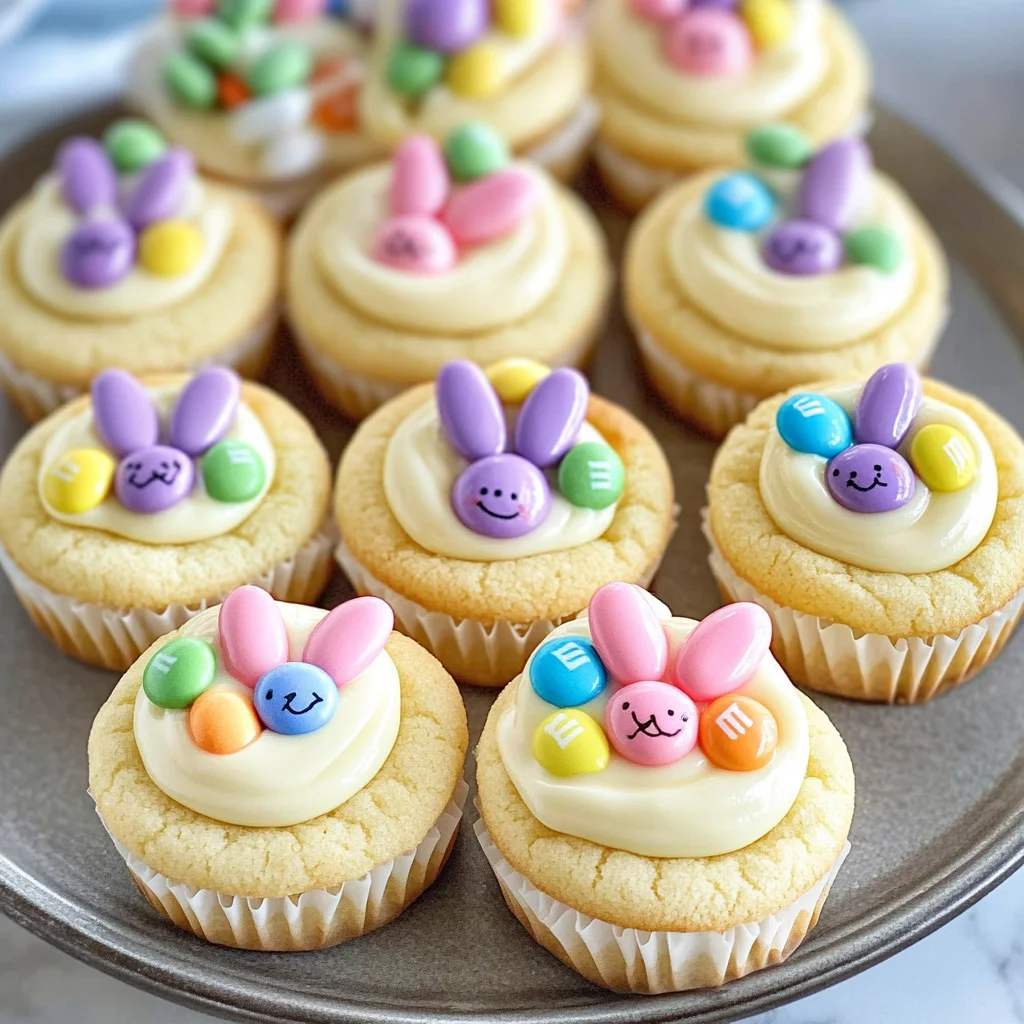 Easter Bunny Sugar Cookie Cups