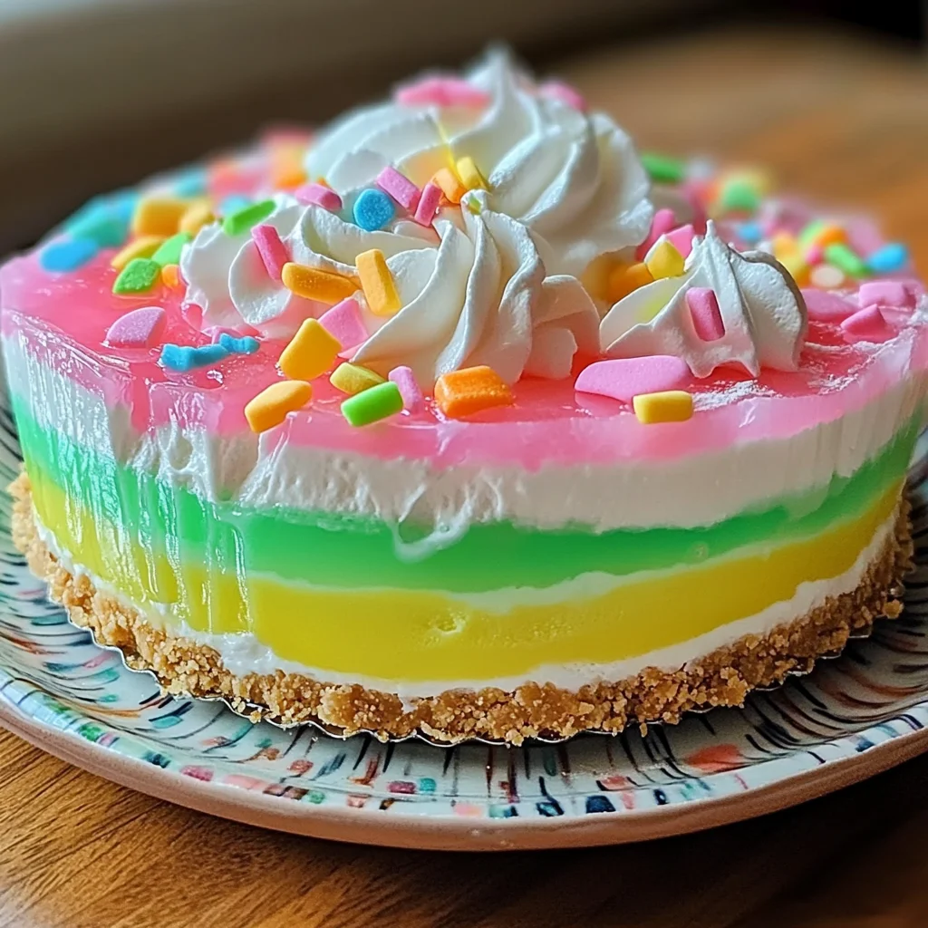 Easter No Bake Jello Pie