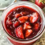 Easy homemade strawberry sauce