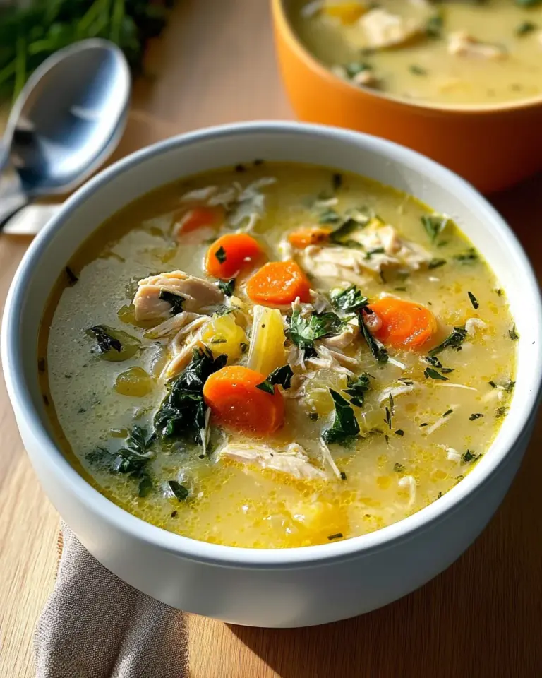 Greek Lemon Chicken Soup