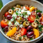 Healthy Mediterranean Farro Bowl