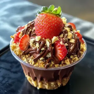 Homemade Chocolate Strawberry Cups Recipe