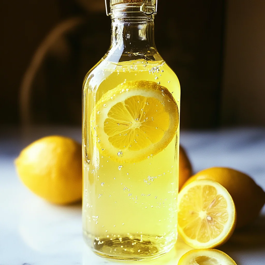Homemade limoncello recipe