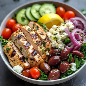 Low-Carb Greek Chicken Bowls: 12g Net Carbs & Irresistible Flavor