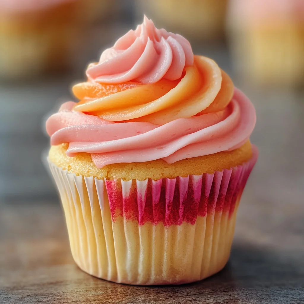 Mango Strawberry Sunset Cupcakes: A Delightful Recipe!
