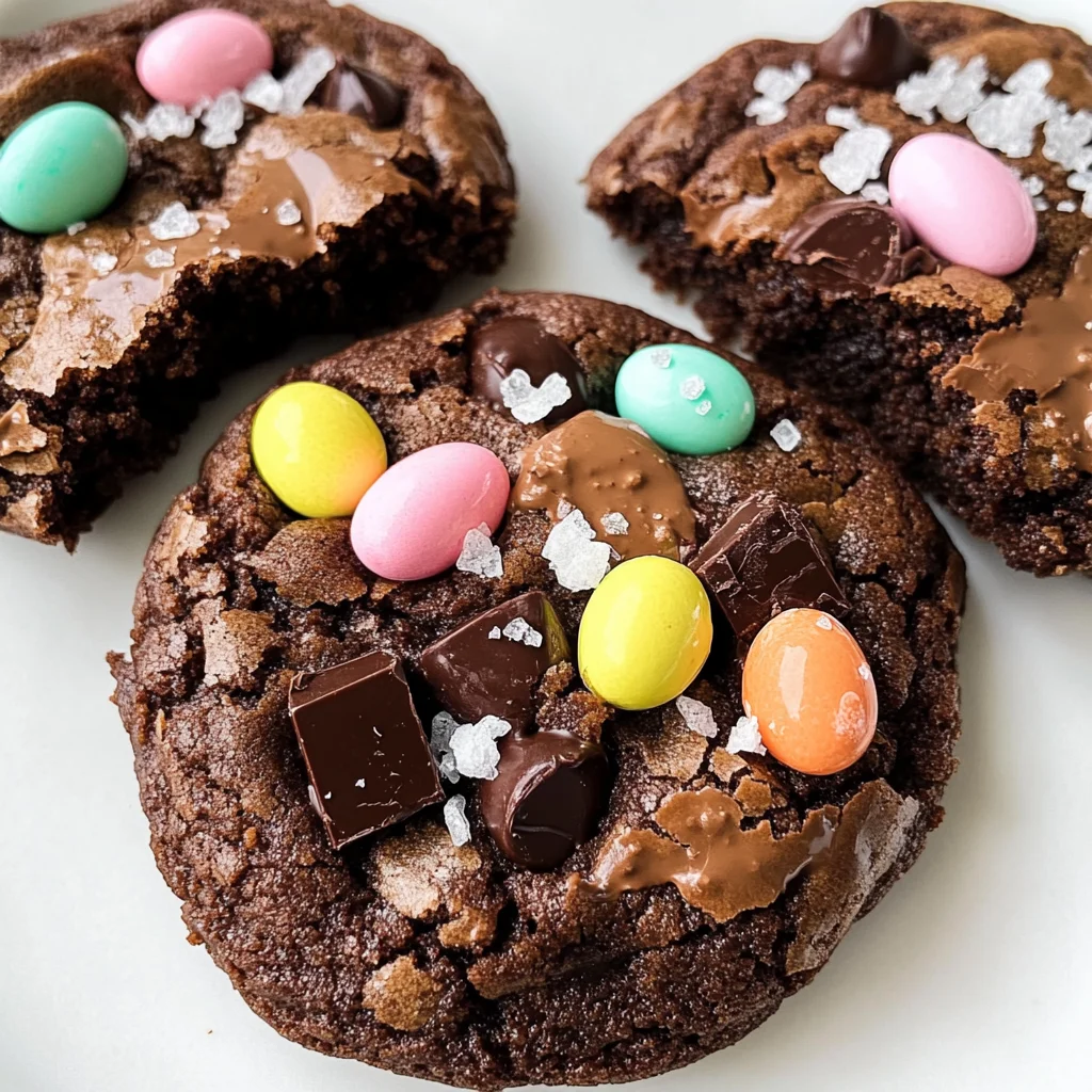 Mini Egg Brownie Cookies