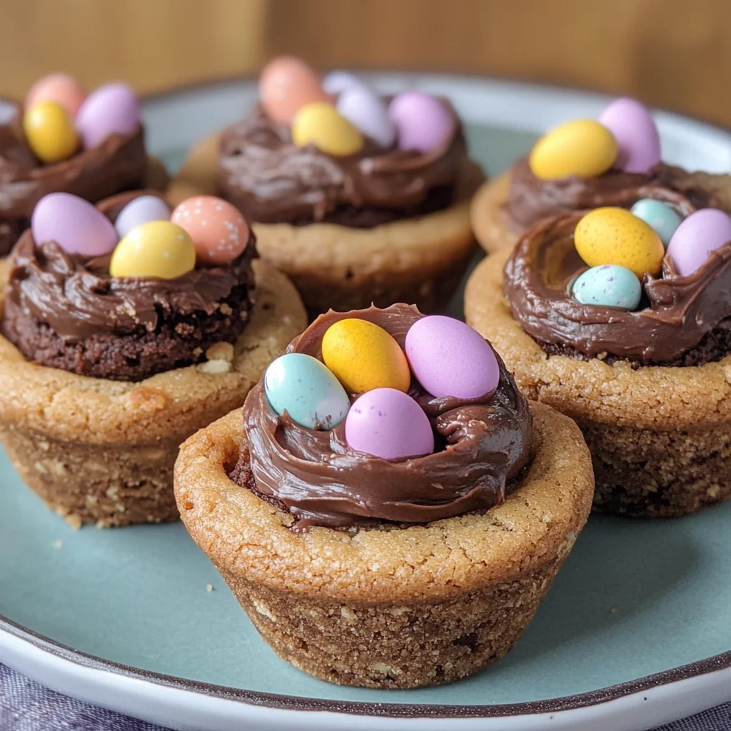 Mini Egg Cookie Cups