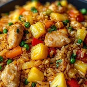Pineapple Chicken Fried Rice Recipe