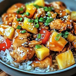 Pineapple Chicken and Rice: A Sweet and Savory Weeknight Favorite