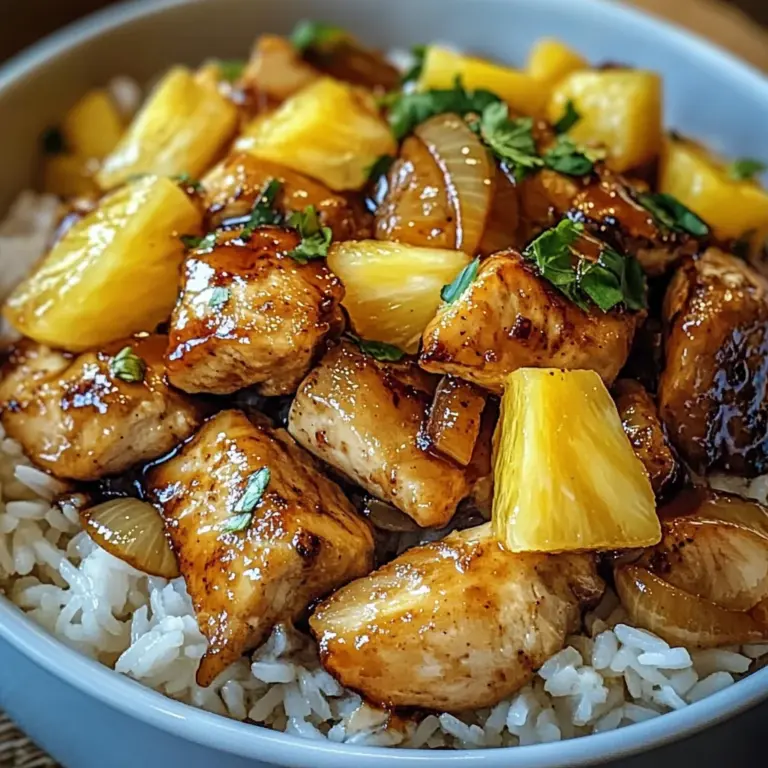 Pollo Piña Arroz
