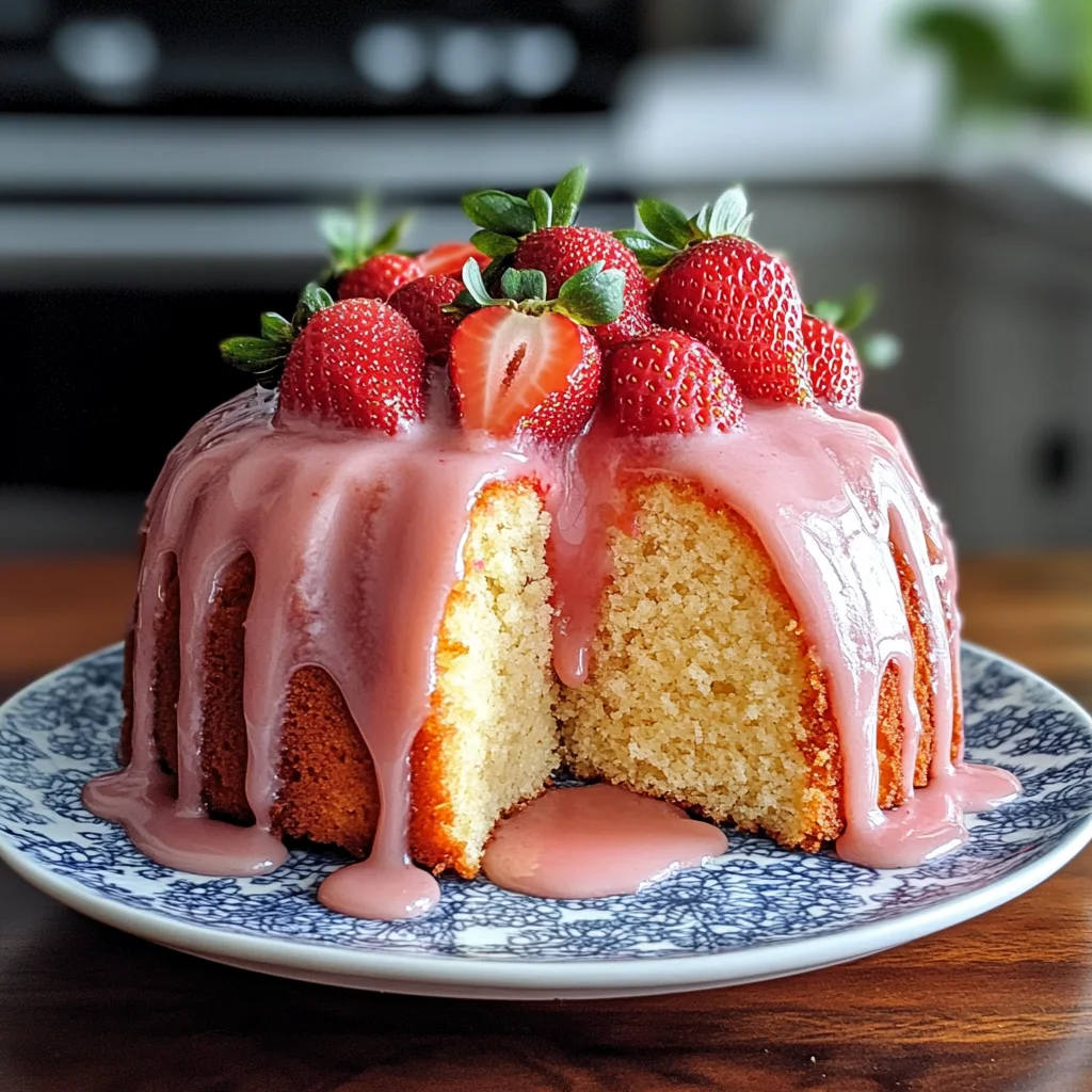 Strawberry Pound Cake Recipe