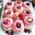 Vegan Pink Cinnamon Rolls Bursting with Berry Goodness