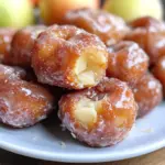 Apple Fritter Doughnut Bites