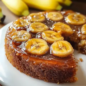 Banana Foster Upside Down Cake