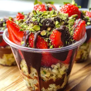 Dubai Chocolate Strawberry Cups