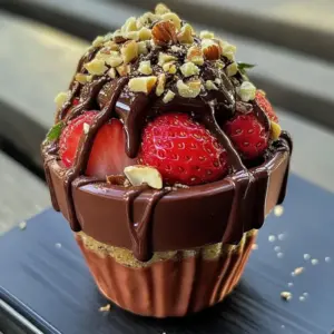 Dubai Chocolate Strawberry Cups: Effortless Dessert Joy