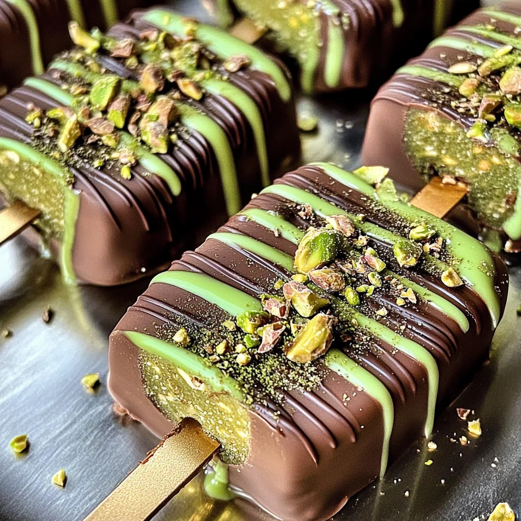 Dubai Pistachio Ice Cream Bars